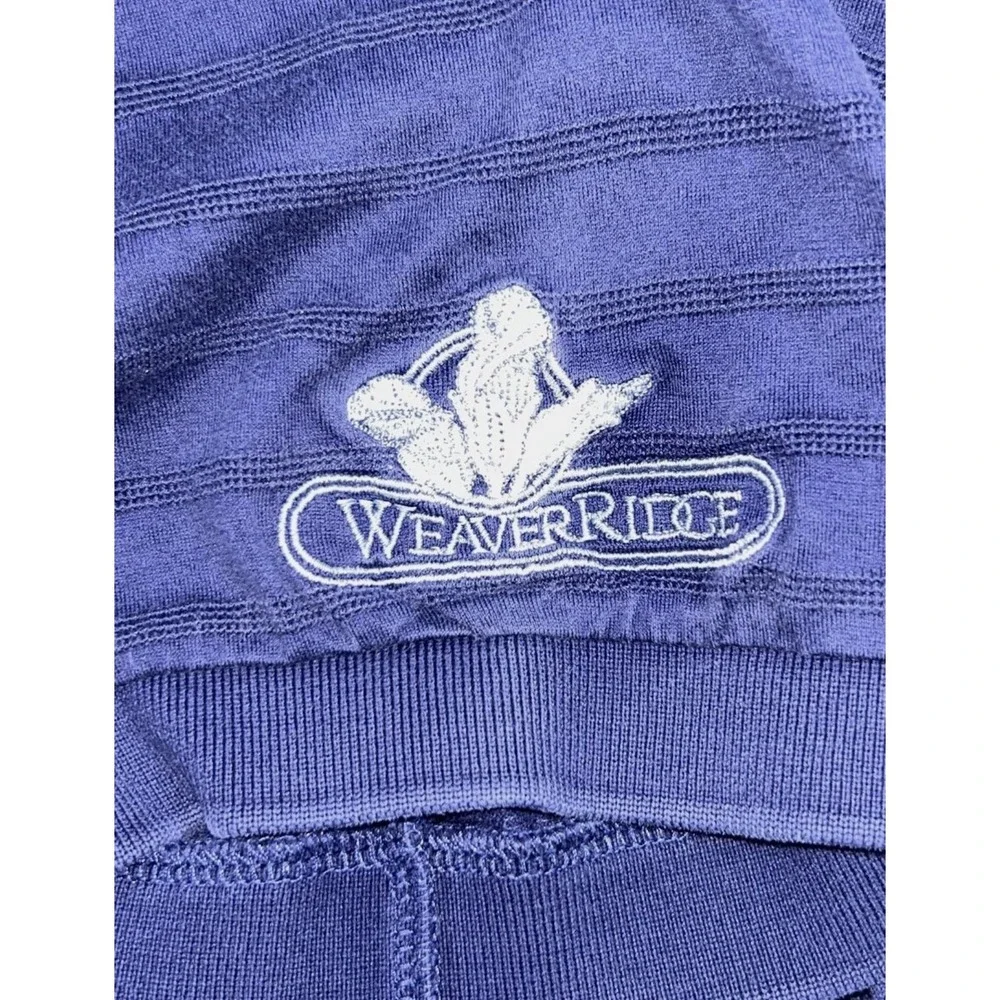 Polo Golf Ralph Lauren Polo Shirt Mens XL Blue Stripe Cotton WeaverRidge Golf